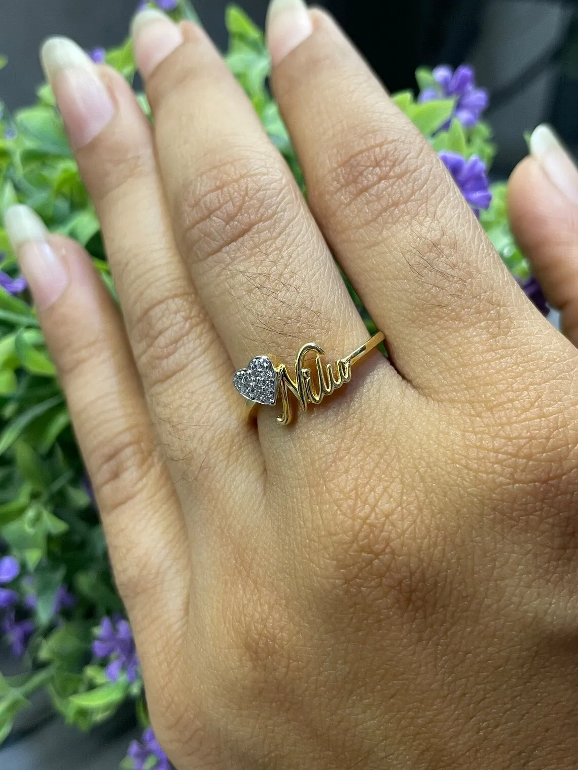 Personalized Name Rings
