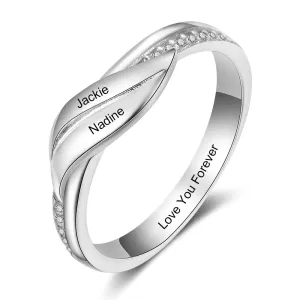 Promise Ring For Her- Gold Plated Copper Ring