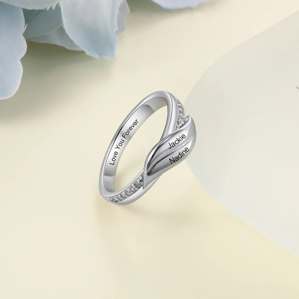 Promise Ring For Her- Gold Plated Copper Ring