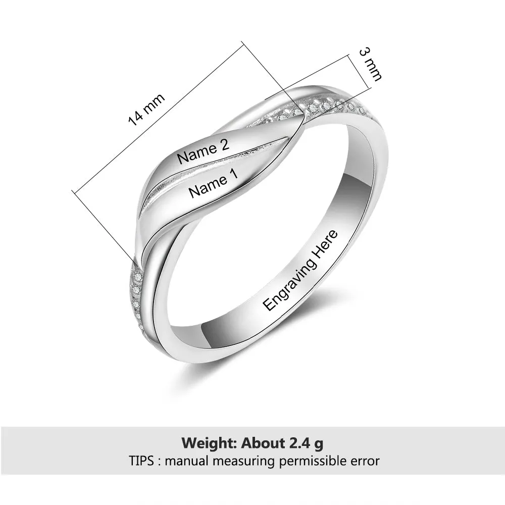 Promise Ring For Her- Gold Plated Copper Ring