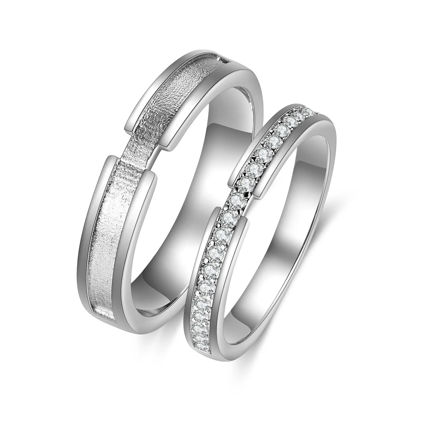 Promise Rings For 2- Gold Plated Copper Couple Rings