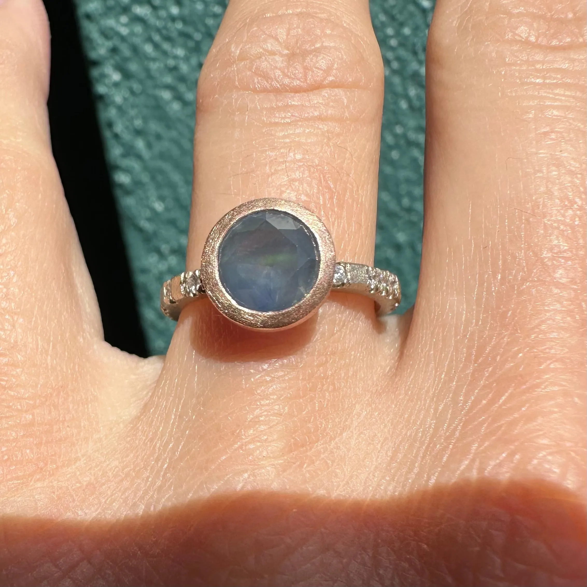 Sapphire Confetti Ring