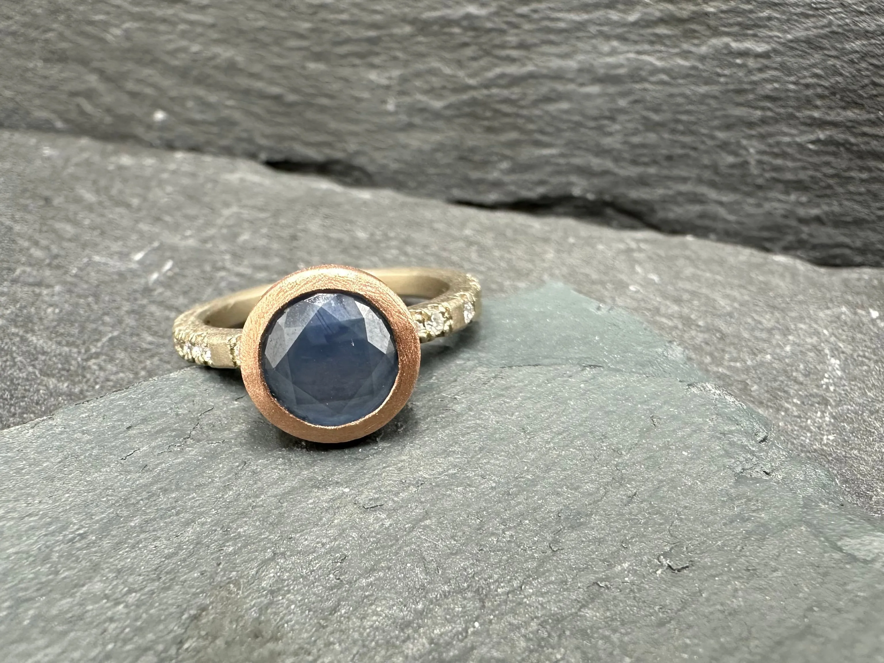 Sapphire Confetti Ring