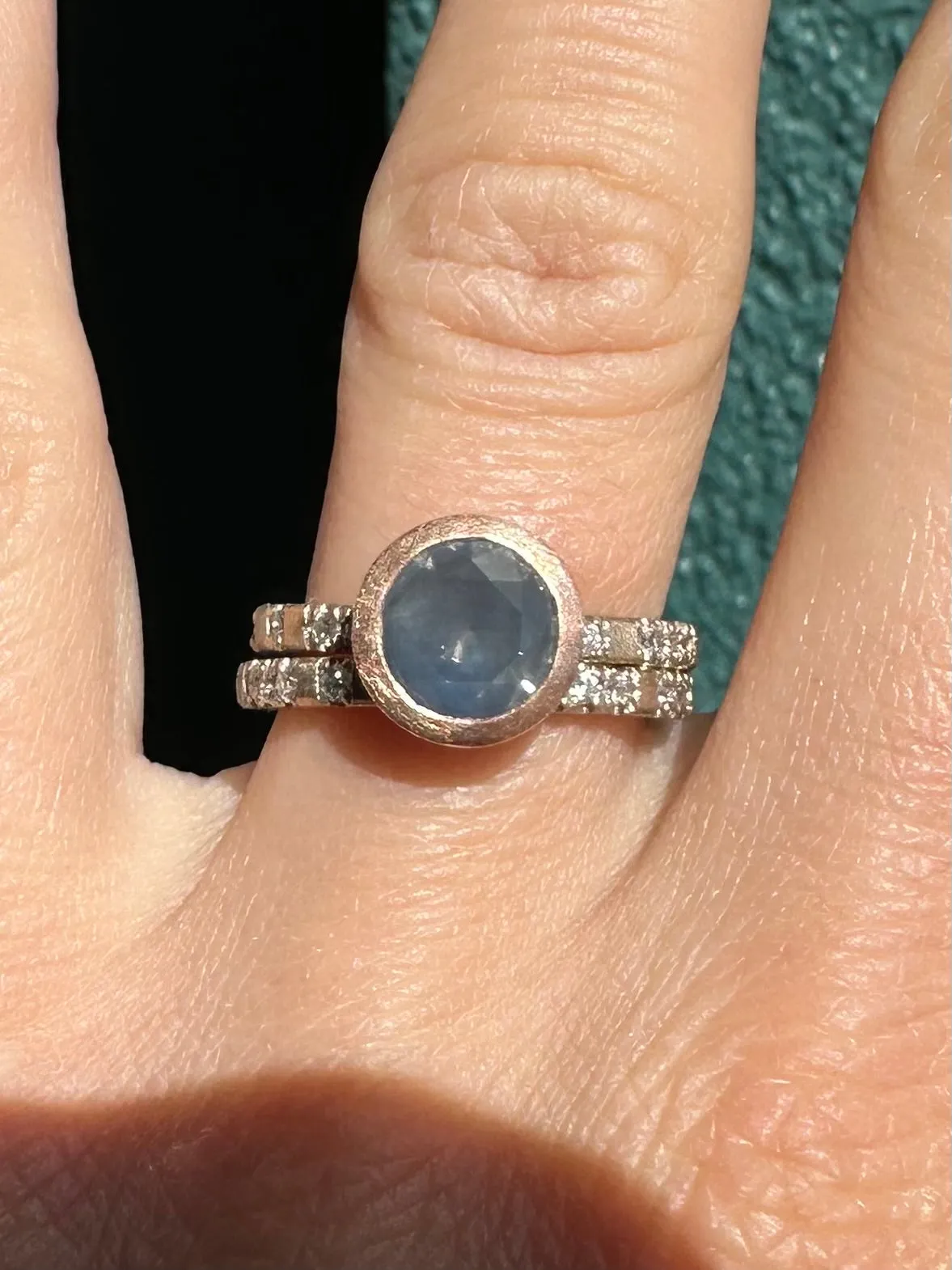 Sapphire Confetti Ring