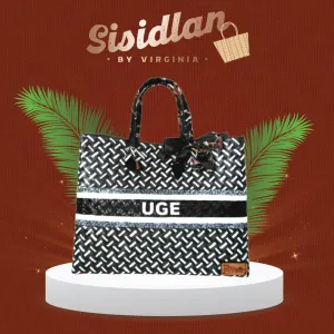 SISIDLAN'S BOOK TOTE CUSTOM NAME