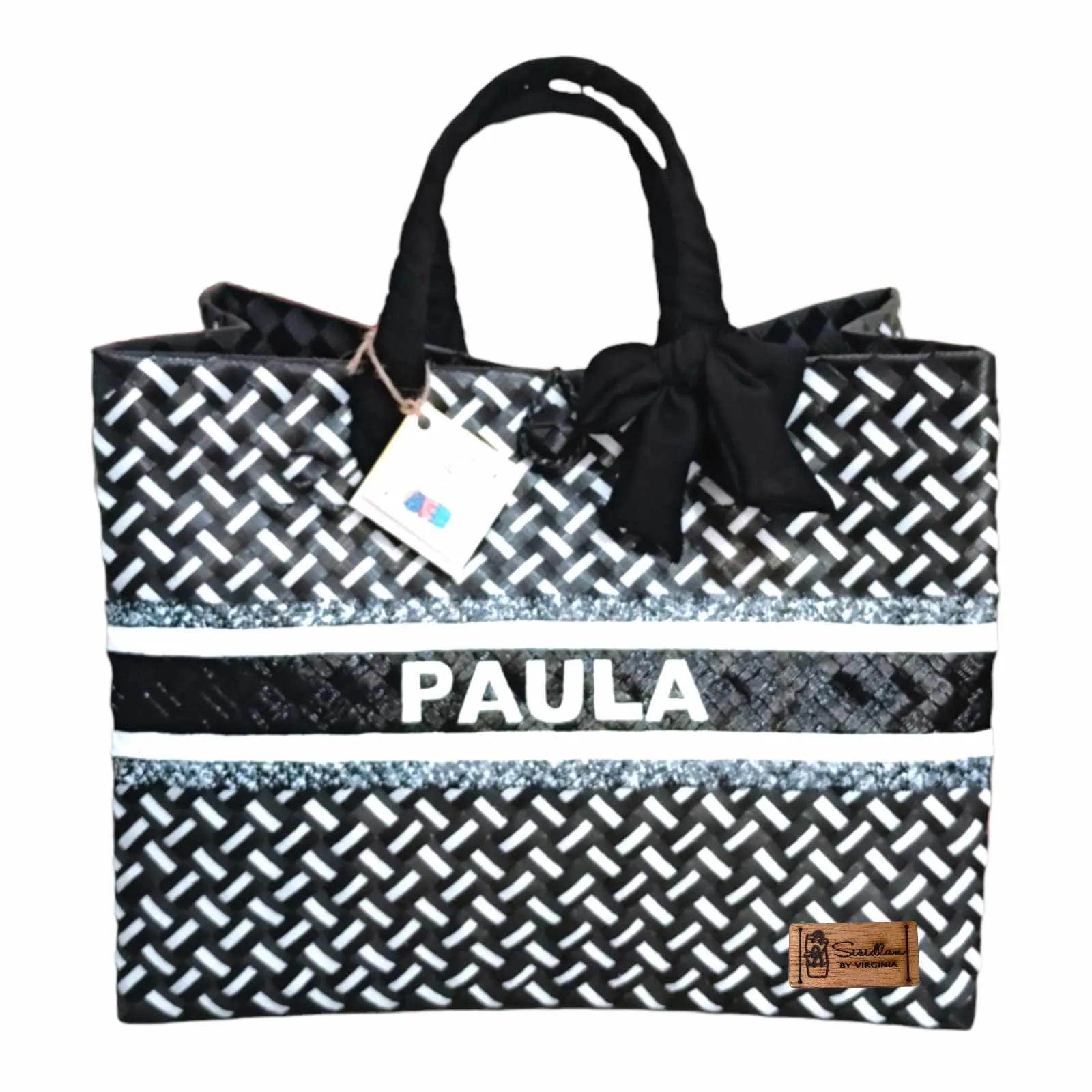 SISIDLAN'S BOOK TOTE CUSTOM NAME