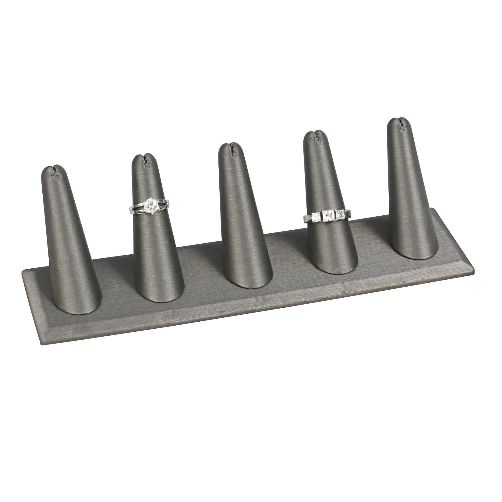 Steel Grey Multi-Finger Ring Display