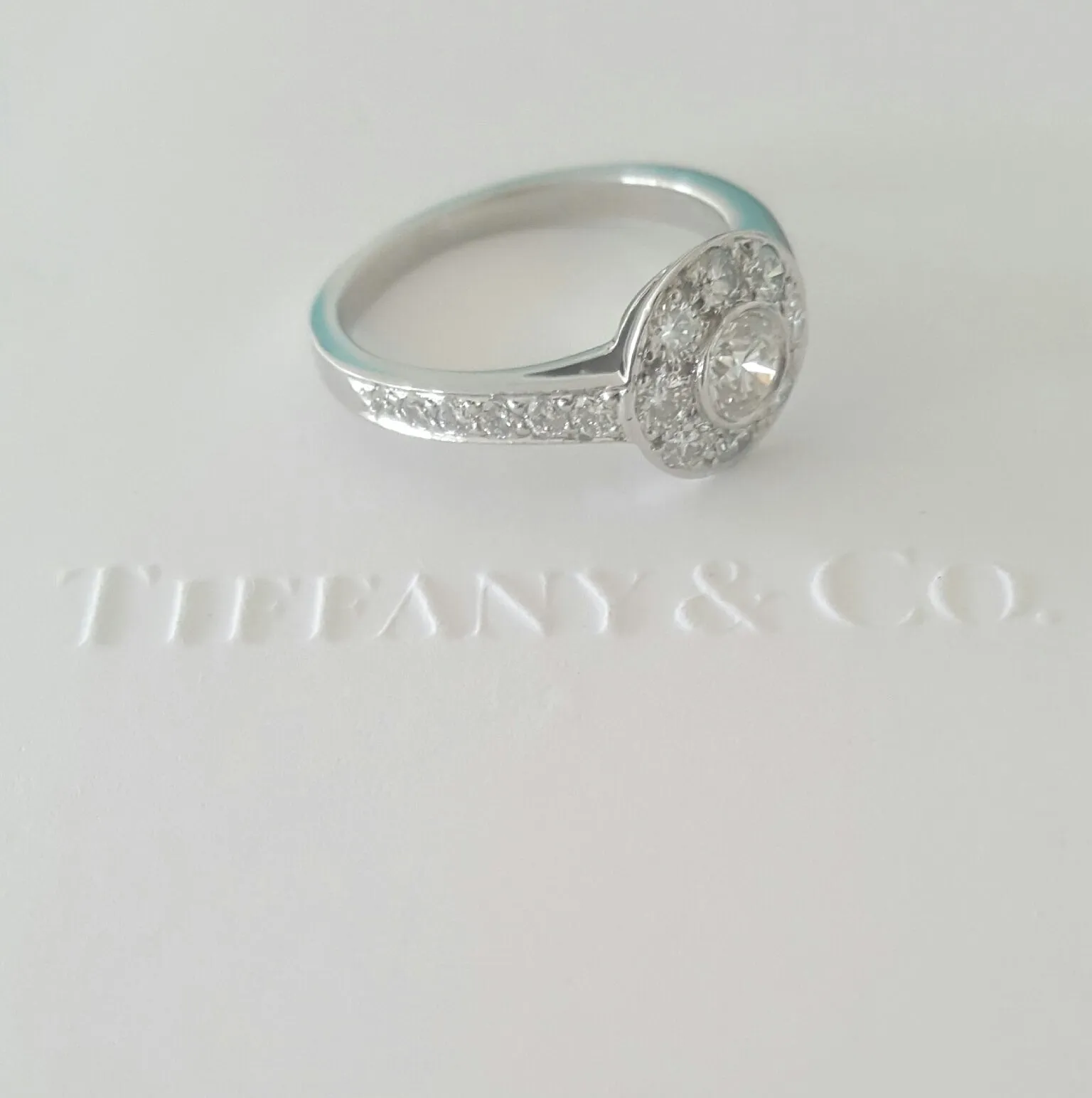 Tiffany & Co. 0.64tcw Diamond Single Circlet Engagement Ring in Platinum