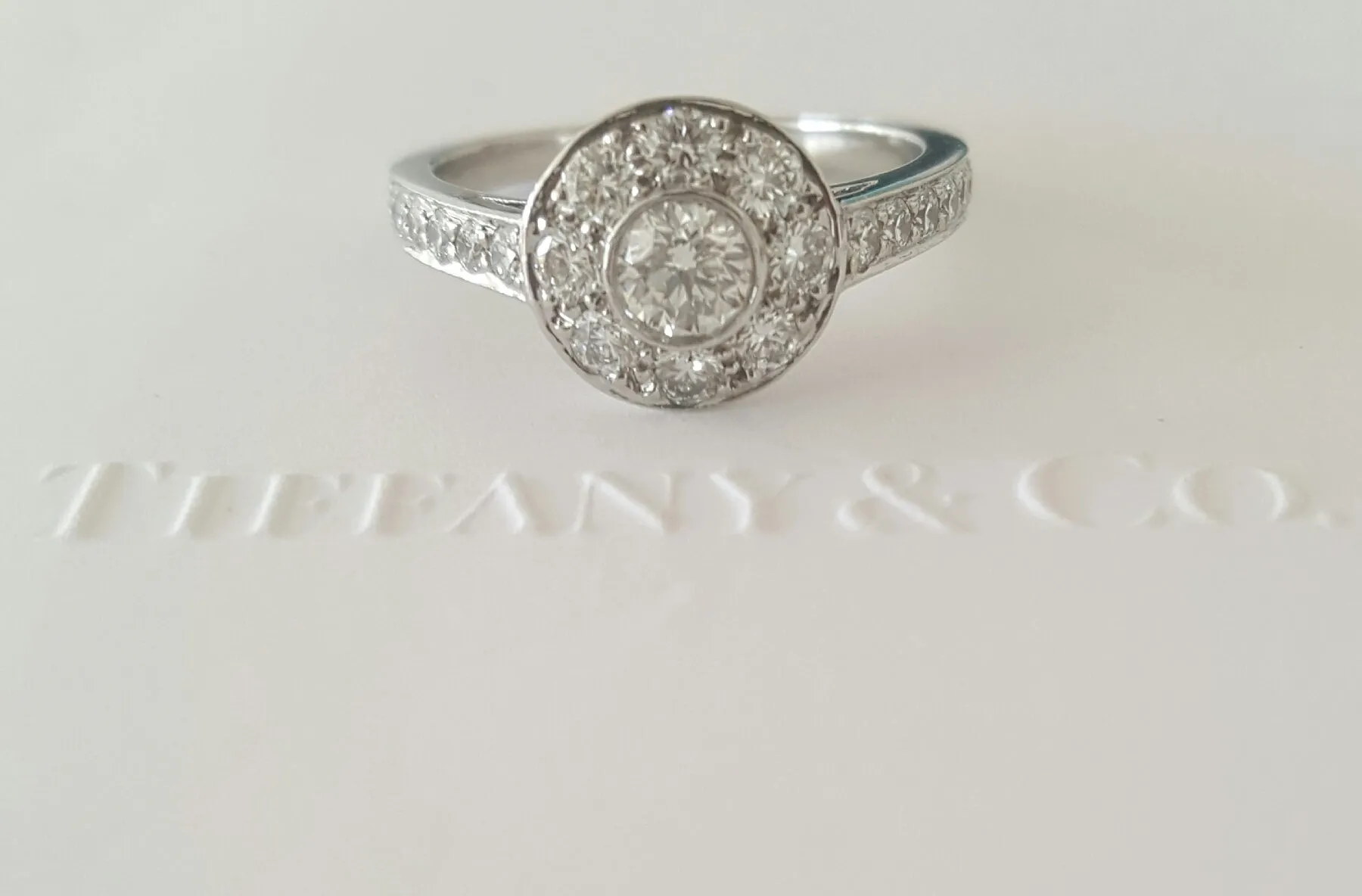 Tiffany & Co. 0.64tcw Diamond Single Circlet Engagement Ring in Platinum