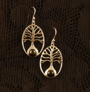 Tree of Life Silver Earrings
