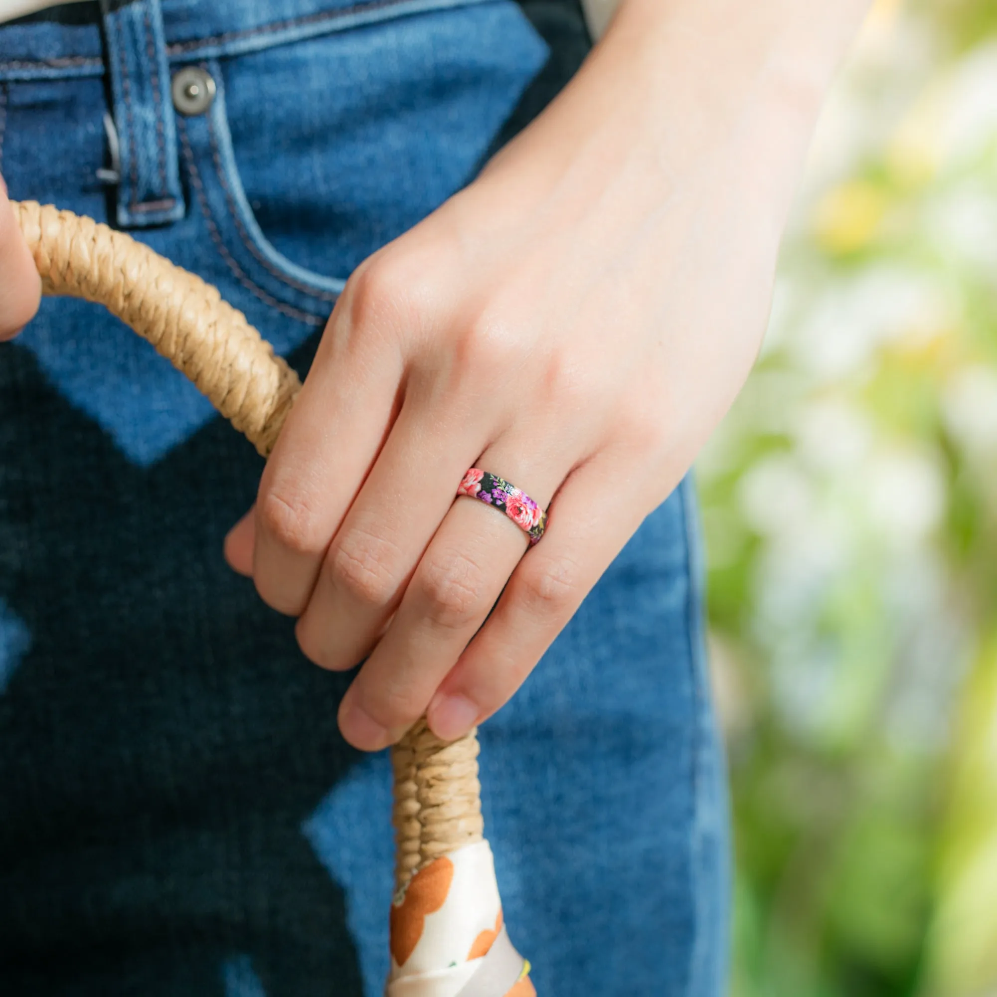 Women's Printed Harmony 1 - Silicone Ring
