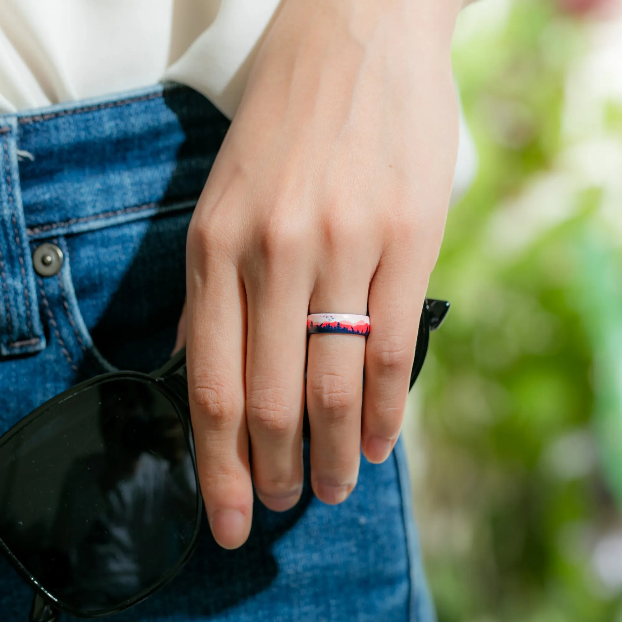 Women's Printed Harmony 2 - Silicone Ring