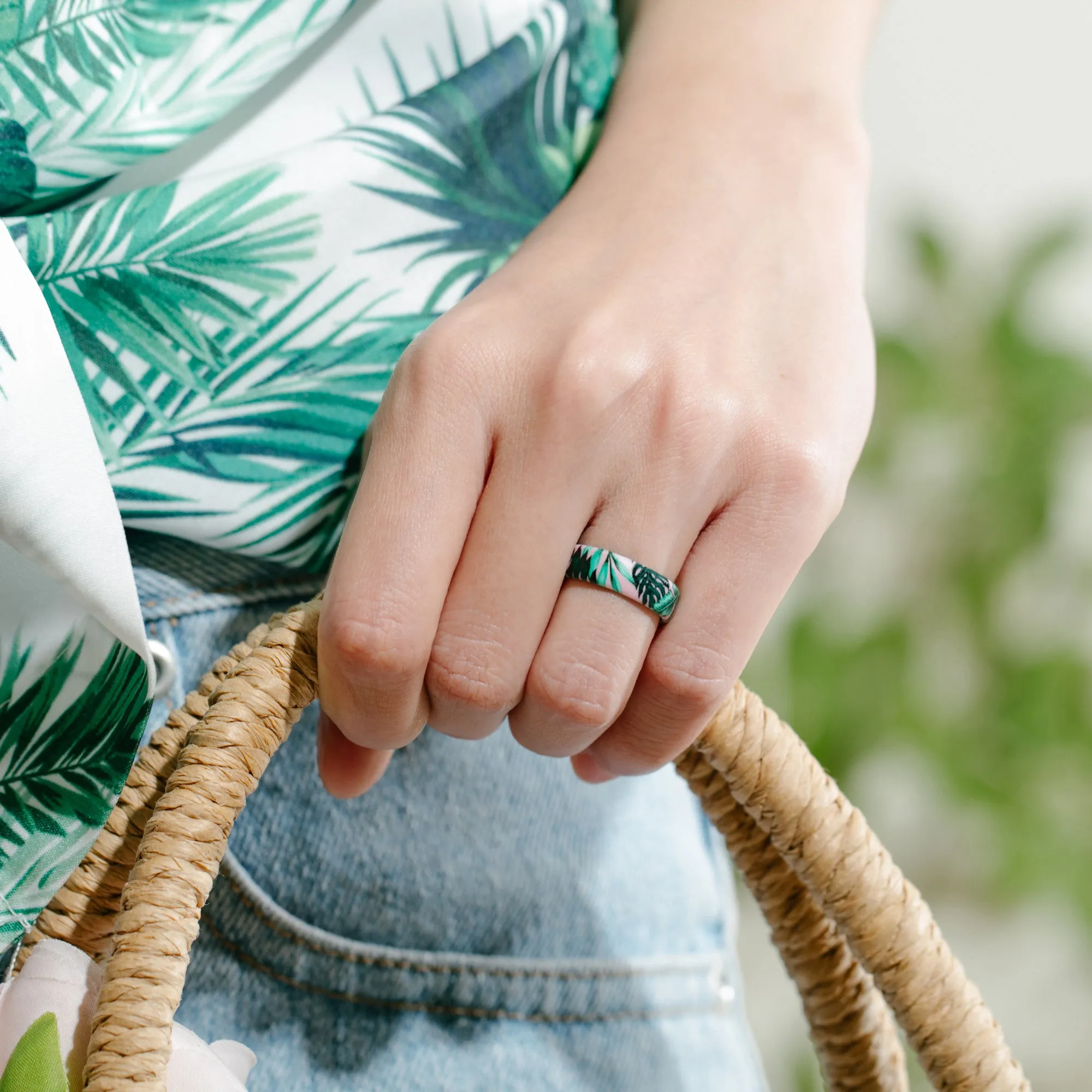 Women's Printed Harmony 2 - Silicone Ring