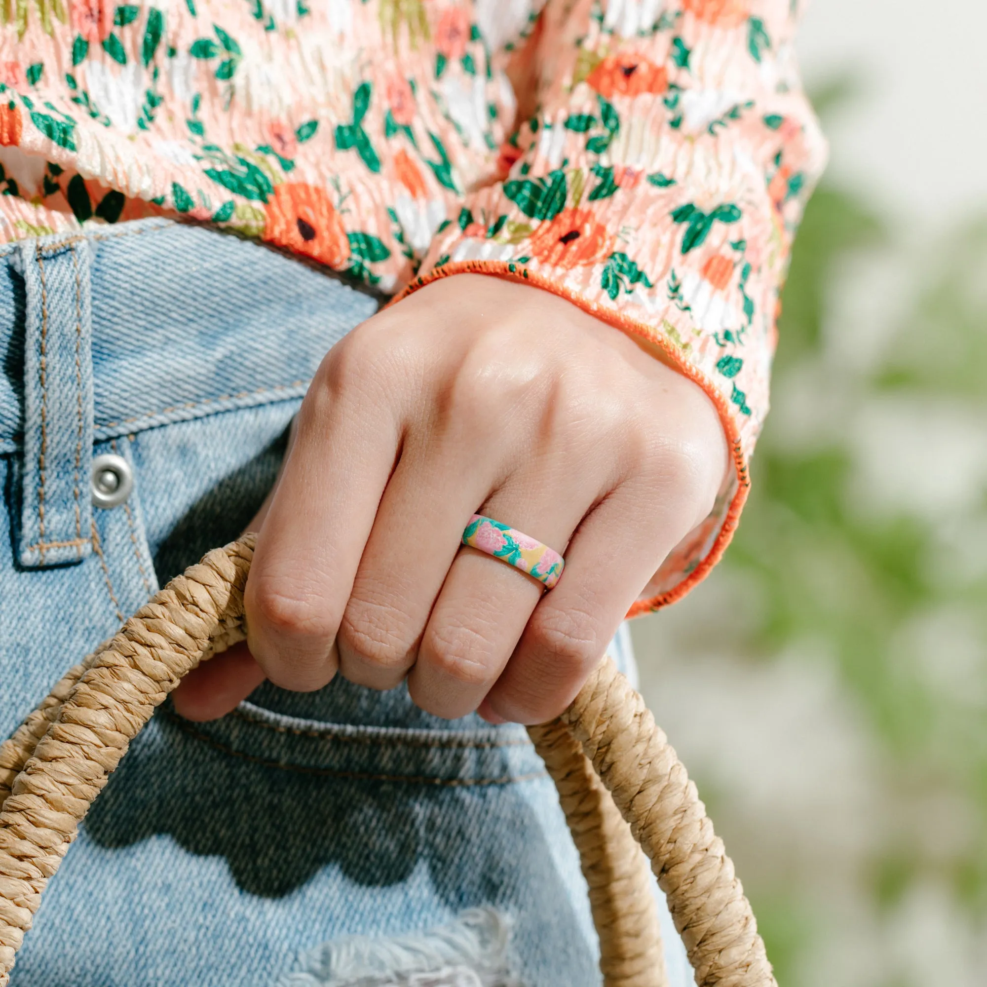 Women's Printed Harmony 3 - Silicone Ring